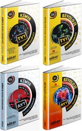 Miray Tyt Ayt Biyoloji + Kimya Soru Bankası Seti 4 Kitap 2023 - 1