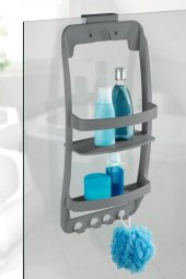 Plastik Banyo Rafı Antrasit - 1