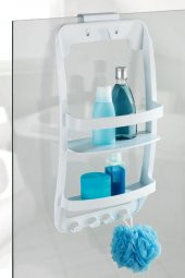 Plastik Banyo Rafı Beyaz - 1