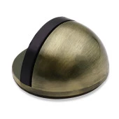 Yarımay Kapı Stoperi Tamponu Yapışkanlı Metal Kapı Stopu Durdurucu Tutucu Antik Sarı thumbnail 2