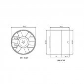 Aircol 150 KT Kanal Tipi Fan 10 Adet - 3
