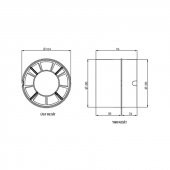 Aircol 100 KT Kanal Tipi Aspiratör 10 Adet Koli - 3