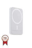 Magsaafe Kablosuz Şarj Wireless Şarj Cihazı Powerbank W-04 thumbnail 1
