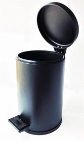 LİDER 5LT PEDALLI ÇÖP KOVASI-SİYAH - 1