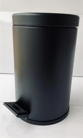 LİDER 5LT PEDALLI ÇÖP KOVASI-SİYAH - 2