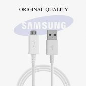 Day Samsung Galaxy S8003 Jet Micro USB Orijinal Kablo 1M Beyaz - 1