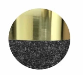 DEKORATİF BÜYÜK GOLD SAKSI, Darbuka Saksı 50 cm - 3