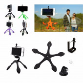 Portatif 5 Ayaklı Telefon Tutucu Ahtapot Tripod - 1