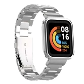 Vendas Xiaomi Redmi Watch (Mi Watch Lite) Katlama Tasarımlı Metal Kordon - 5