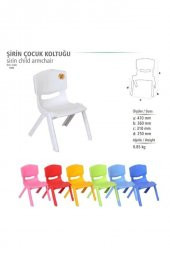 Küçük Şirin Çocuk Sandalyesi Pembe 4lü Paket 1-3 Yaş Için - 4