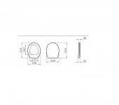 Vitra Universal 1 Ses Yok Yavaş Kapanan Klozet Kapağı 109-003-909 - 2