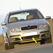 Skoda Fabia MK1 2005-2008 Ön Tampon Orta Izgarası 6Y0853677D thumbnail 1
