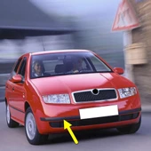Skoda Fabia 1 2000-2004 Ön Tampon Sağ Köşe Bandı Çıtası 6Y0807718 - 1