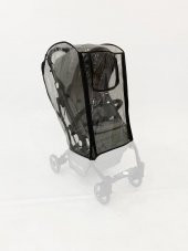 TommyBaby Lüx Fermuarlı Kabin Bebek Arabası Yağmurluğu - 1