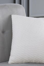 Natural 2li Dekoratif Kırlent Kılıfı Yastık Kılıfı 100 Pamuklu 44x44 Cm - 6