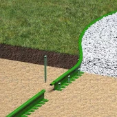 Çim Ayırıcı 25 Metre Çim Sınırlayıcı Taş Toprak Ayıracı Çim Taş Toprak Bariyeri - 3