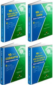 Aydın 10. Sınıf Sözel Ödev Fasikülleri Seti 4 Kitap 2023 - 1