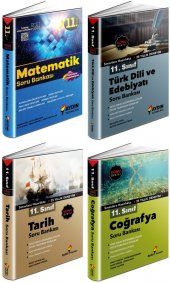 Aydın 11. Sınıf Matematik + Edebiyat + Tarih + Coğrafya Soru Seti 4 Kitap 2023 - 1