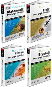 Aydın 11. Sınıf Matematik + Fizik + Kimya + Biyoloji Ders İşleyiş Seti 4 Kitap 2023 - 1