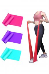 3 Lü S3 Lü SET Pilates Band Pilates Bandı Direnç Lastiği Pilates Lastigi Plates Bant - 1