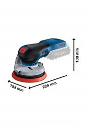 Gex 18V-125 Eksantrik Zımpara Makinesi Solo - 2