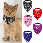 TİNEKE EVCİL HAYVAN KEDİ BOYUN TASMASI YAKALIK ÖNLÜK FULAR NO 230 SİYAH - 1