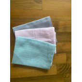 NihalFidan Store Muslin Kumaş %100 Pamuk Bebek Ağız Mendili Soft 3 Adet (30x30 Cm) - 1