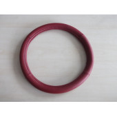 DİREKSİYON KILIFI GEÇMELİ DERİ (KIRMIZI) (AÇIKLAMAYI OKUYUN) TÜM ARAÇLARA UYUMLU - 1