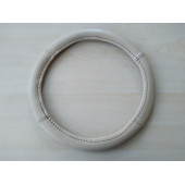 DİREKSİYON KILIFI GEÇMELİ DERİ 1.KALİTE (KREM, BEJ) TÜM ARAÇLARA UYUMLU - 1