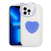 Vendas iPhone 13 Pro Max Kedi Serisi Pop Soketli Kedi Figürlü Şirin Sevimli Tasarım Kılıf - 1