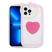 Vendas iPhone 13 Pro Max Kedi Serisi Pop Soketli Kedi Figürlü Şirin Sevimli Tasarım Kılıf - 9