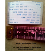 Awm 20624 80C 60V Vw-1 Flex Şerit Kablo 60 Pin 5 Cm 60-0.5-5A - 1