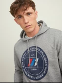 JACK JONES Erkek Kapüşonlu Sweatshirt 12216046 - 7