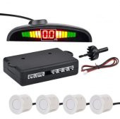 GPR AUTO PARTS TÜRKÇE KONUŞAN PARK SENSÖRÜ LED GÖSTERGELİ BEYAZ SENSÖR - 1