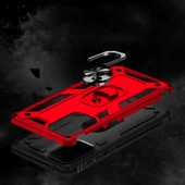 Galaxy A73 Kılıf Zore Vega Yüzüklü Standlı Zırh Kılıf thumbnail 12