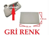 Astra J Güneşlik Makyaj Aynası Kapağı, Gri Renk1437221 - 1