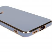 KNY Samsung Galaxy Note 20 Ultra Kılıf Parlak Kenarlı Laser Bark Silikon Pembe - 3