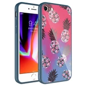 Vendas iPhone SE 2022 Edo Serisi Kamera Korumalı Tarz Desenli Parlak Renkli Lansman Silikon Kılıf - 8