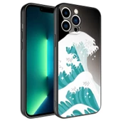 Vendas iPhone 12 Pro Max Edo Serisi Kamera Korumalı Tarz Desenli Parlak Renkli Lansman Silikon Kılıf - 12