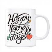 Öğretmenler Gününe Özel Kupa Bardak - Happy Teachers Day - 1