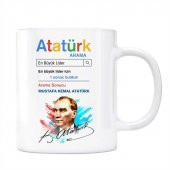 Atatürk Fotoğraflı Google Arama Motoru Kupa Bardak - 1
