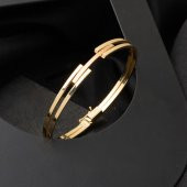 Kaburgalı 14 Ayar Altın Kelepçe Bilezik thumbnail 5