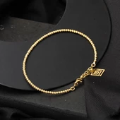 Sıralı Dizili Toplu 14 Ayar Altın Bilezik thumbnail 5