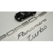 Porsche Panamera Turbo Bagaj 3M 3D ABS Yazı Logo Amblem Seti - 2