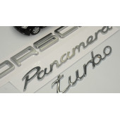 Porsche Panamera Turbo Bagaj 3M 3D ABS Yazı Logo Amblem Seti - 3