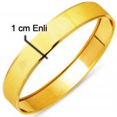 Hasır 22 Ayar Altın Düz Bilezik 13 gr. thumbnail 6