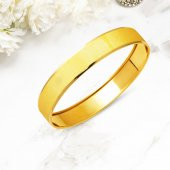 Hasır 22 Ayar Altın Düz Bilezik 13 gr. thumbnail 7