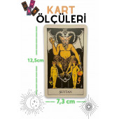 Klasik Tarot Kartları Takımı - 78 Kart ve Rehber Kitap 2022 Orijinal AHŞAP KUTUSUNDA ÖZEL - 3
