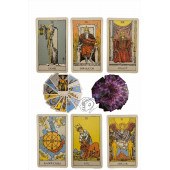 Klasik Tarot Kartları Takımı - 78 Kart ve Rehber Kitap 2022 Orijinal AHŞAP KUTUSUNDA ÖZEL - 6