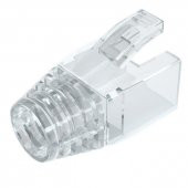 PrimeX PX-CAT7100 Şeffaf Cat7 RJ45 Koruma Kılıfı CAT7 Cover 100 Adet - 1